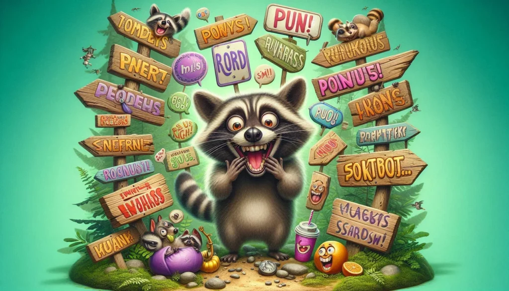 funny raccon puns
