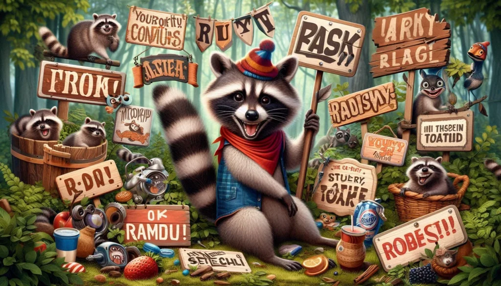 funny raccon puns