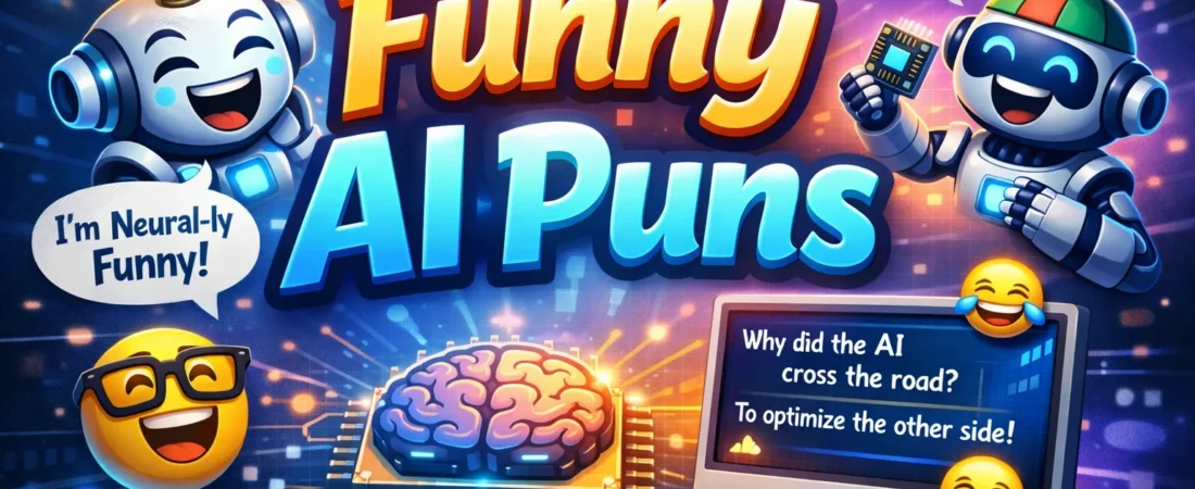 500+ Hilarious AI Puns + Jokes Generator