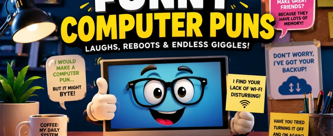 500+ Hilarious Computer Puns