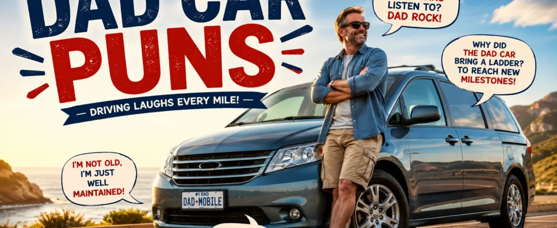 500+ Hilarious Dad Car Puns + Jokes Generator