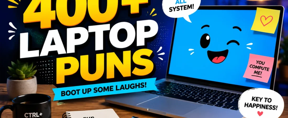 450+ Hilarious Laptop Puns