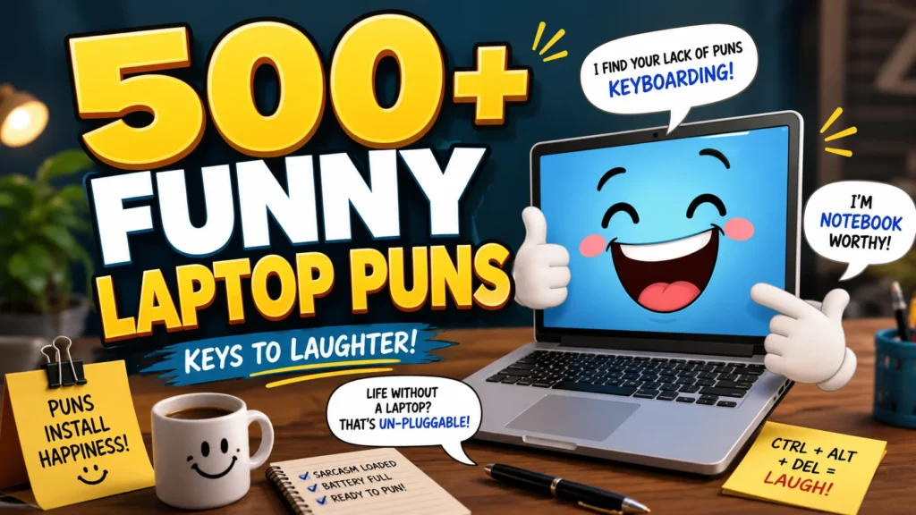 laptop puns
