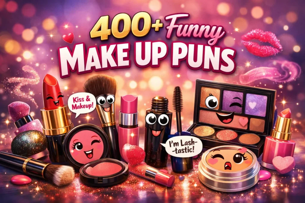 make up puns