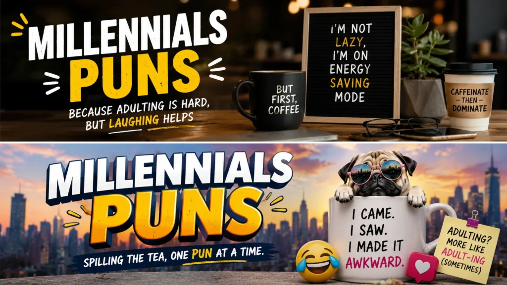 millennials puns.
