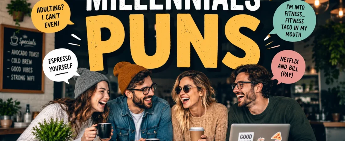 329 Hilarious Millennials Puns + Jokes Generator (2026)