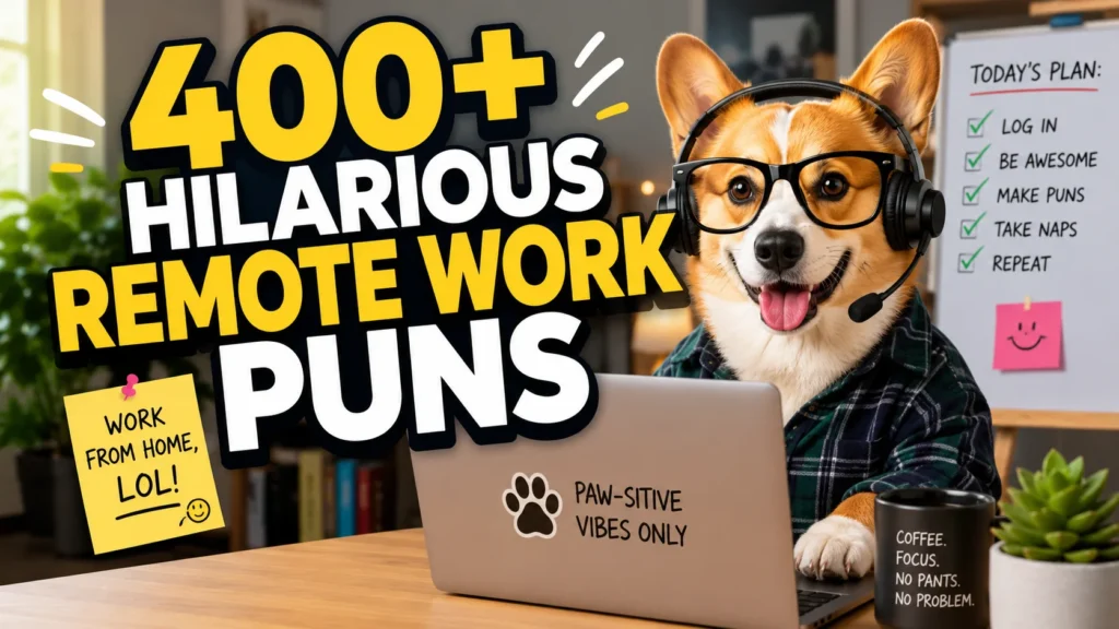 remote work puns