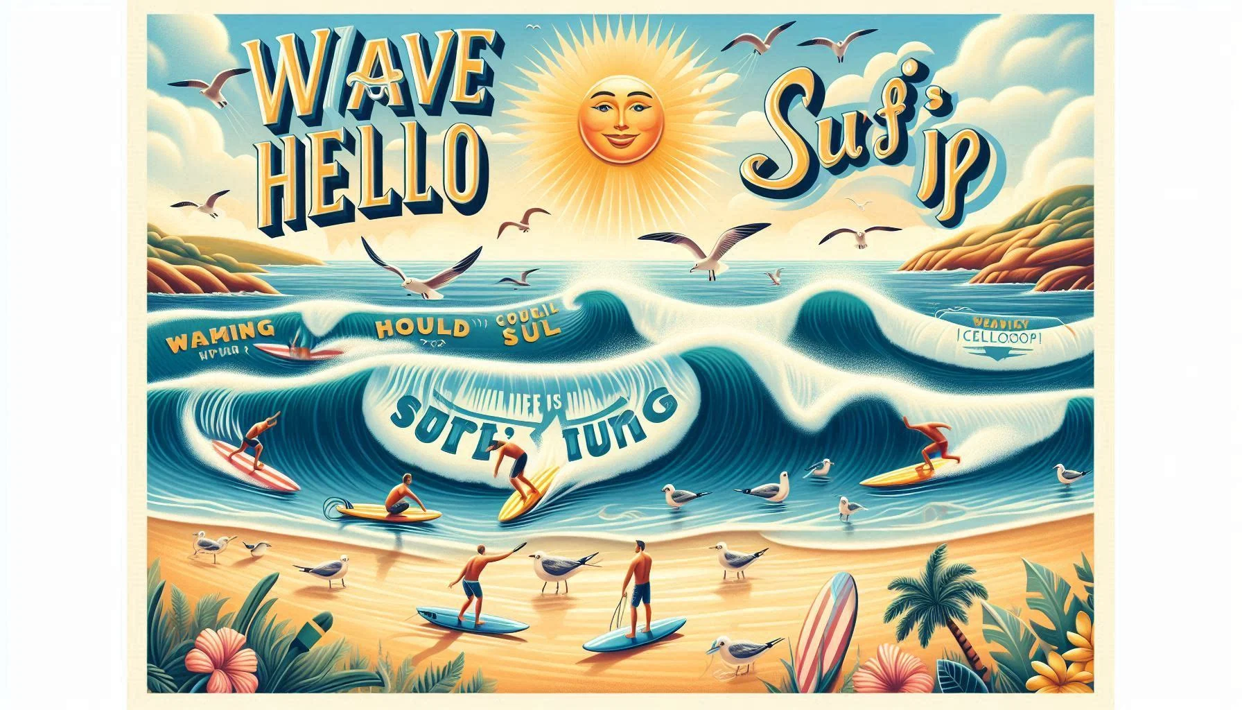 surfing puns