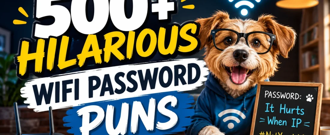 329+ Funny wifi password puns + Jokes Generator