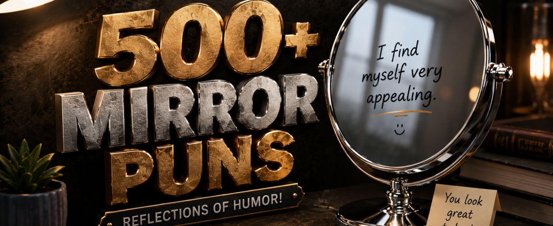 500+ Hilarious Mirror Puns + Jokes Generator