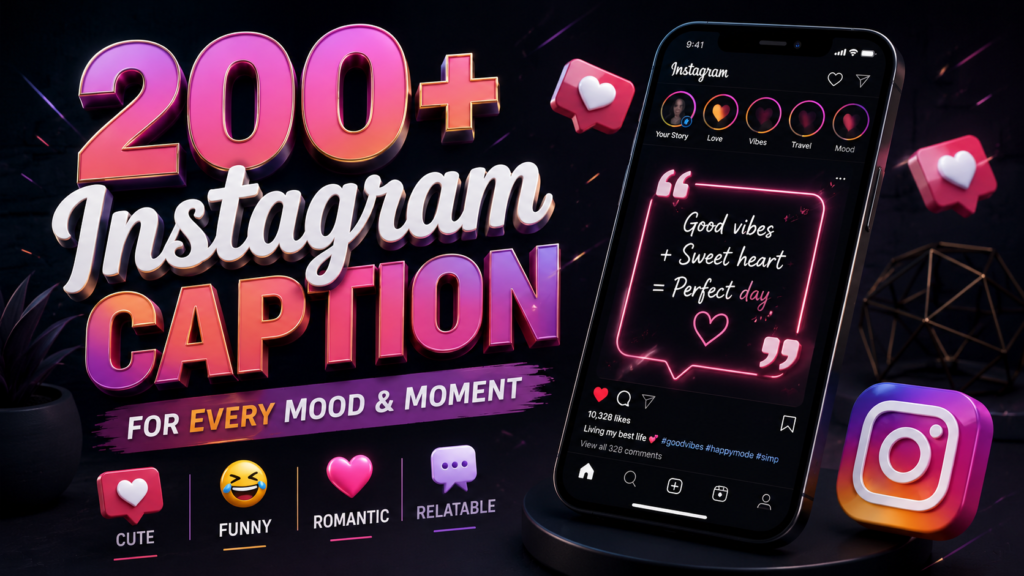 instagram caption