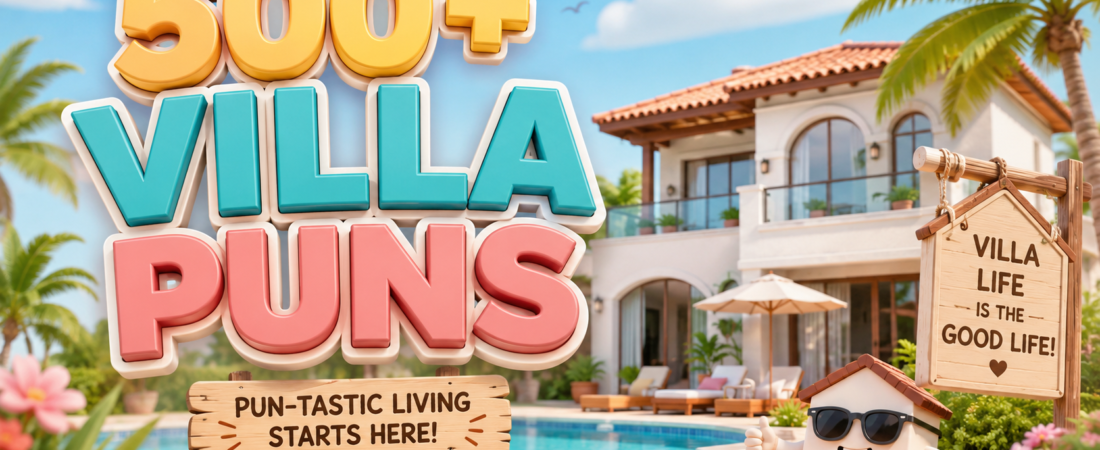 500+ Legendary Villa Puns + Jokes Generator