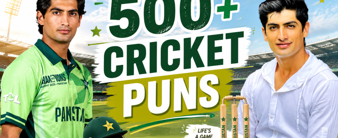 500+ Hilarious Cricket Puns + Jokes Generator