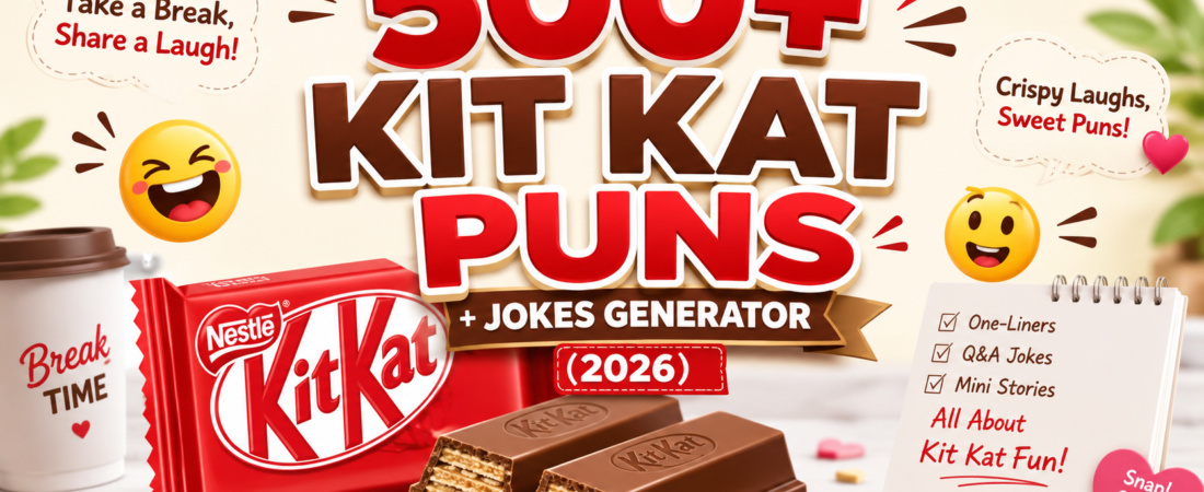 500+ Hilarious Kit Kat Puns + Jokes Generator