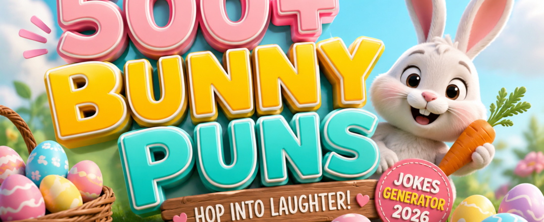 500+ Hilarious Bunny Puns🐇