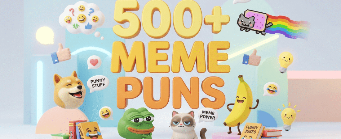 500+ Hilarious Meme Puns + Jokes Generator