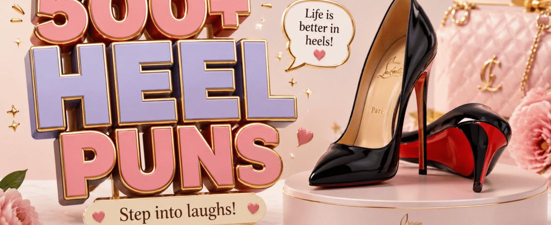 500+ Hilarious Heel Puns + Jokes Generator