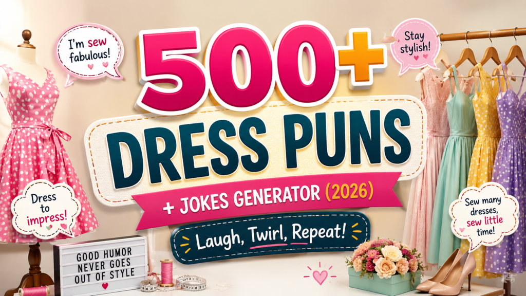 dress puns