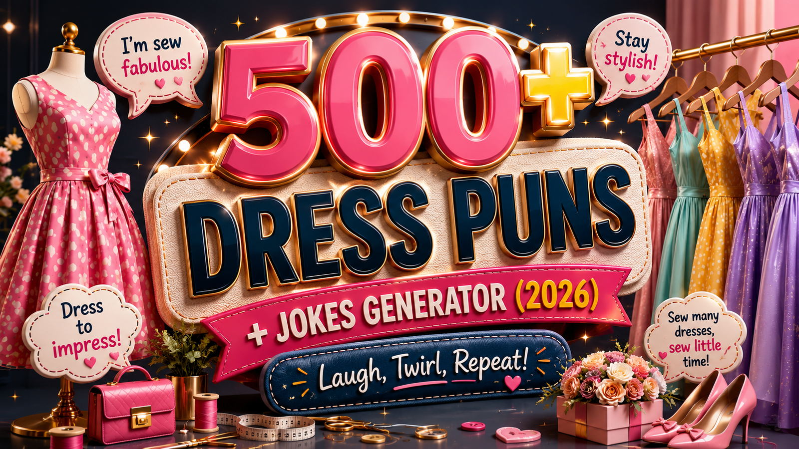 dress puns