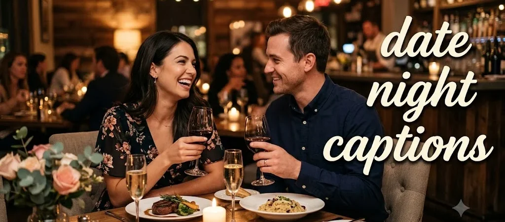 300+ Charming “Date Night Captions” For Every Love Story