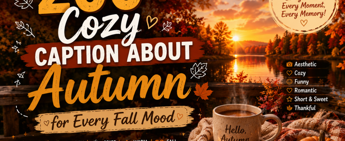 200+ Heartwarming “Caption About Autumn” for Every Fall Mood