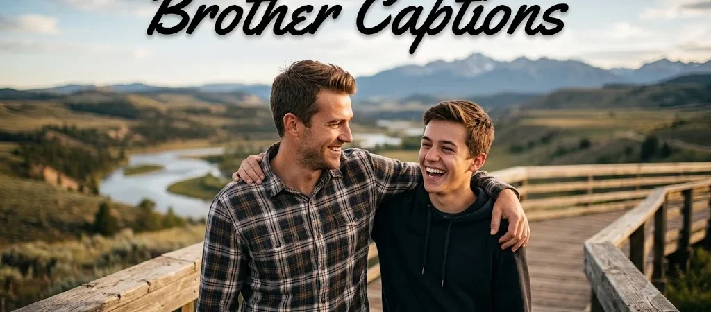300+ Powerful “Brother Captions” That Celebrate True Bonds
