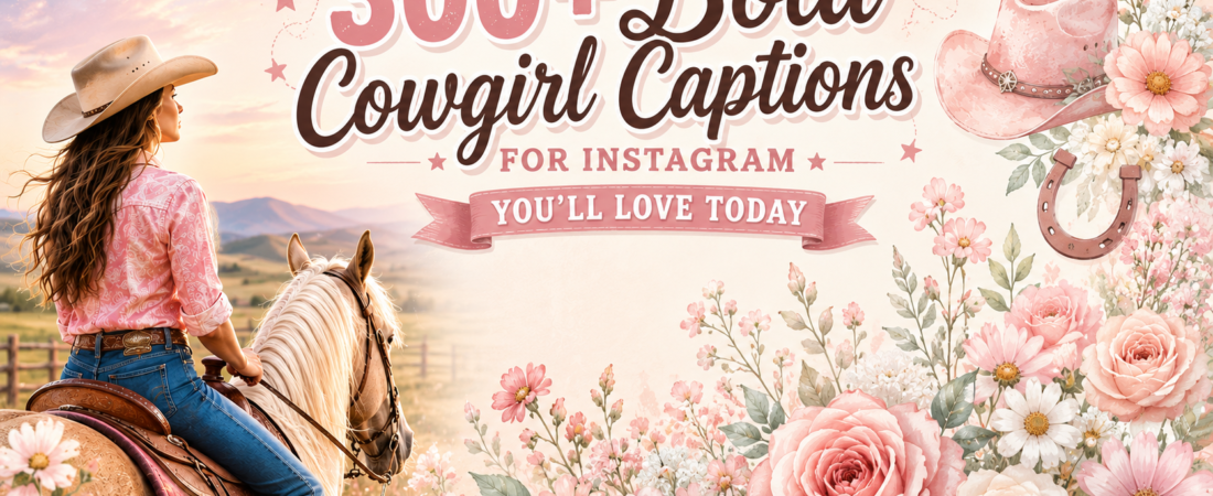 300+ Bold “Cowgirl Captions for Instagram” You’ll Love Today