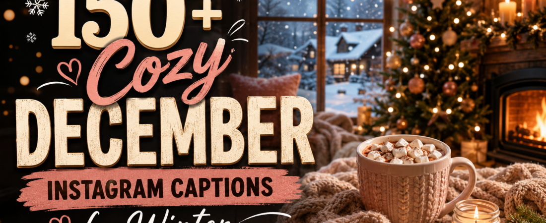 150+ Heartwarming “December Instagram Captions” For Winter