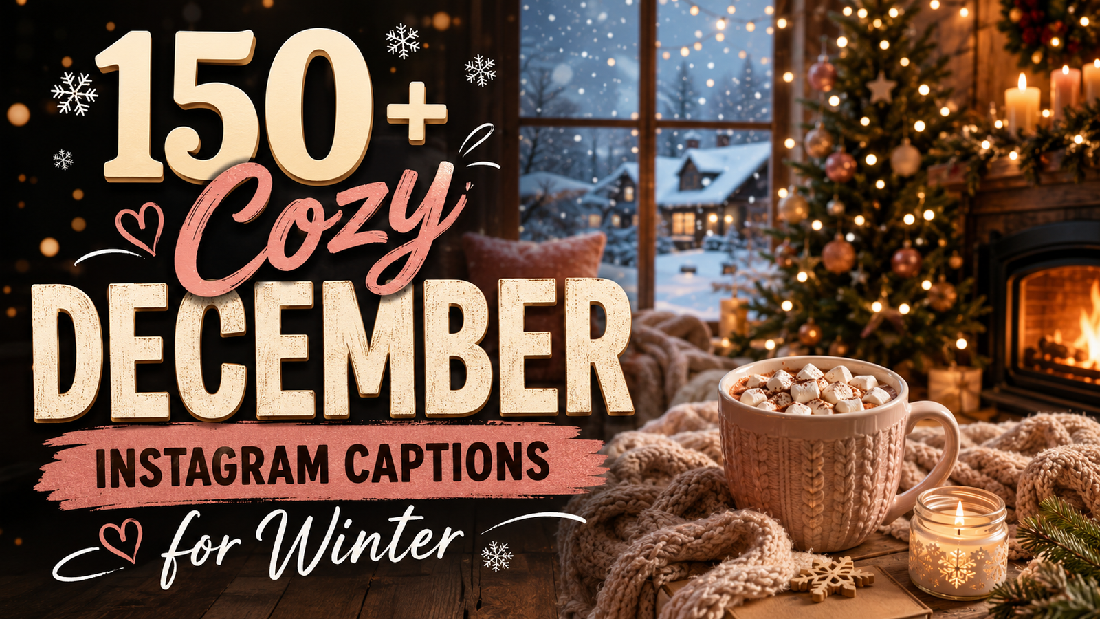 150+ Heartwarming “December Instagram Captions” For Winter