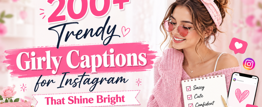 200+ Chic “Girly Captions for Instagram” You’ll Love