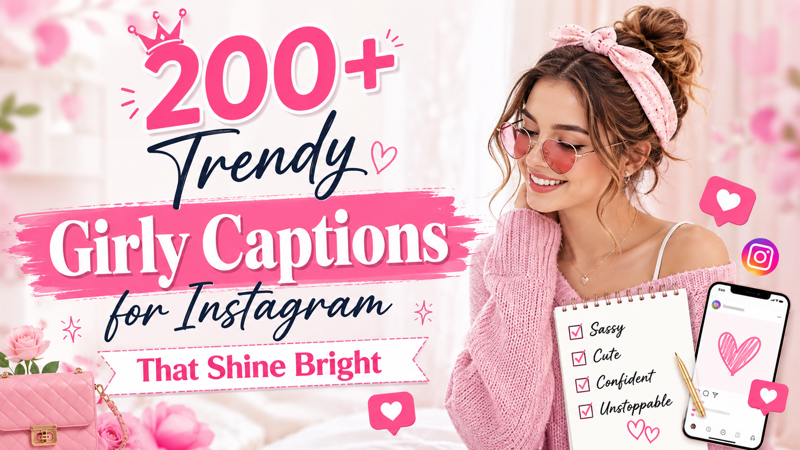girly captions for instagram