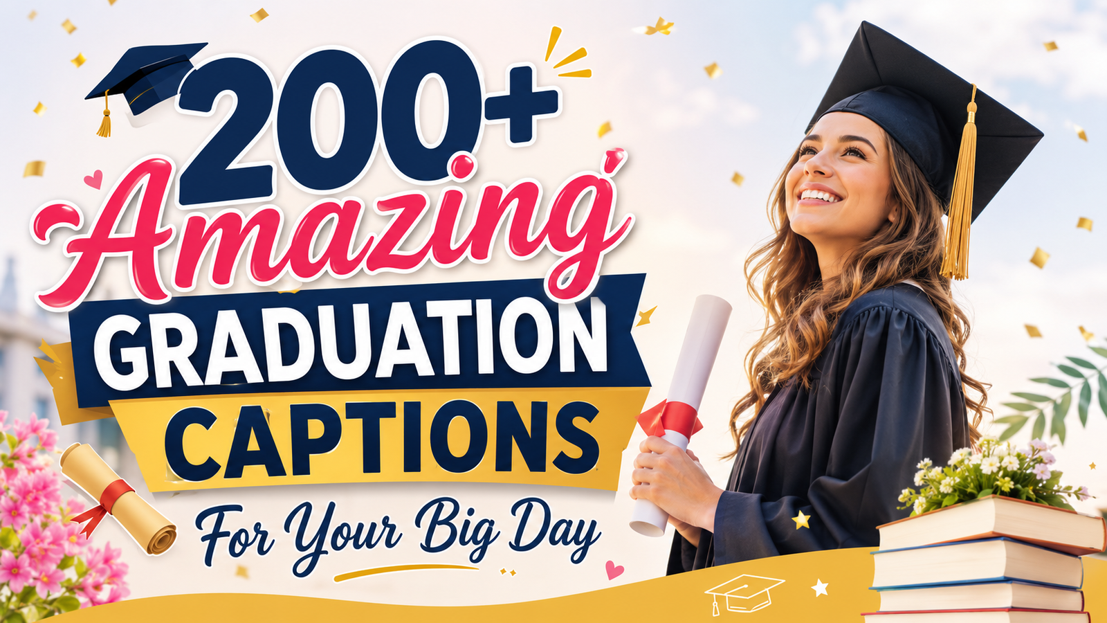 200+ Inspiring “Graduation Captions” for Your Big Day