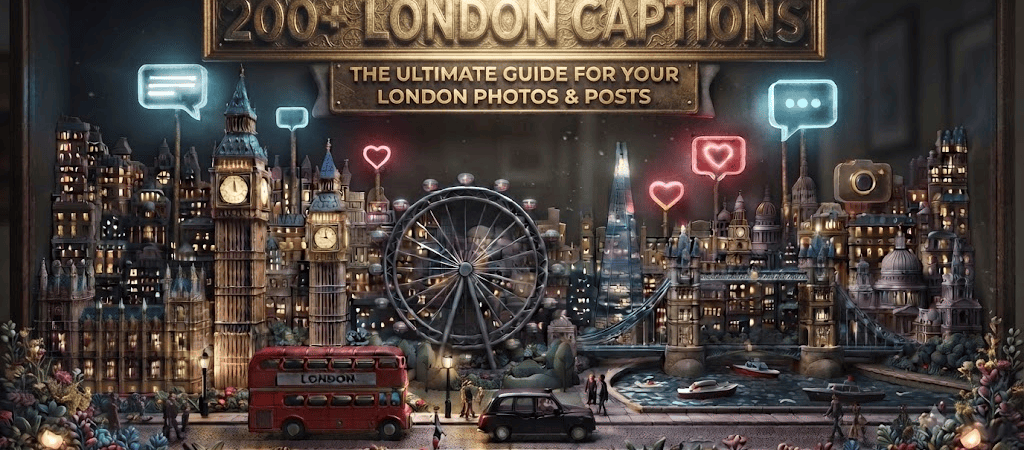 200 Brilliant “London Captions” That Match Every Moment