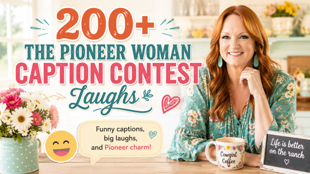 pioneer woman caption
