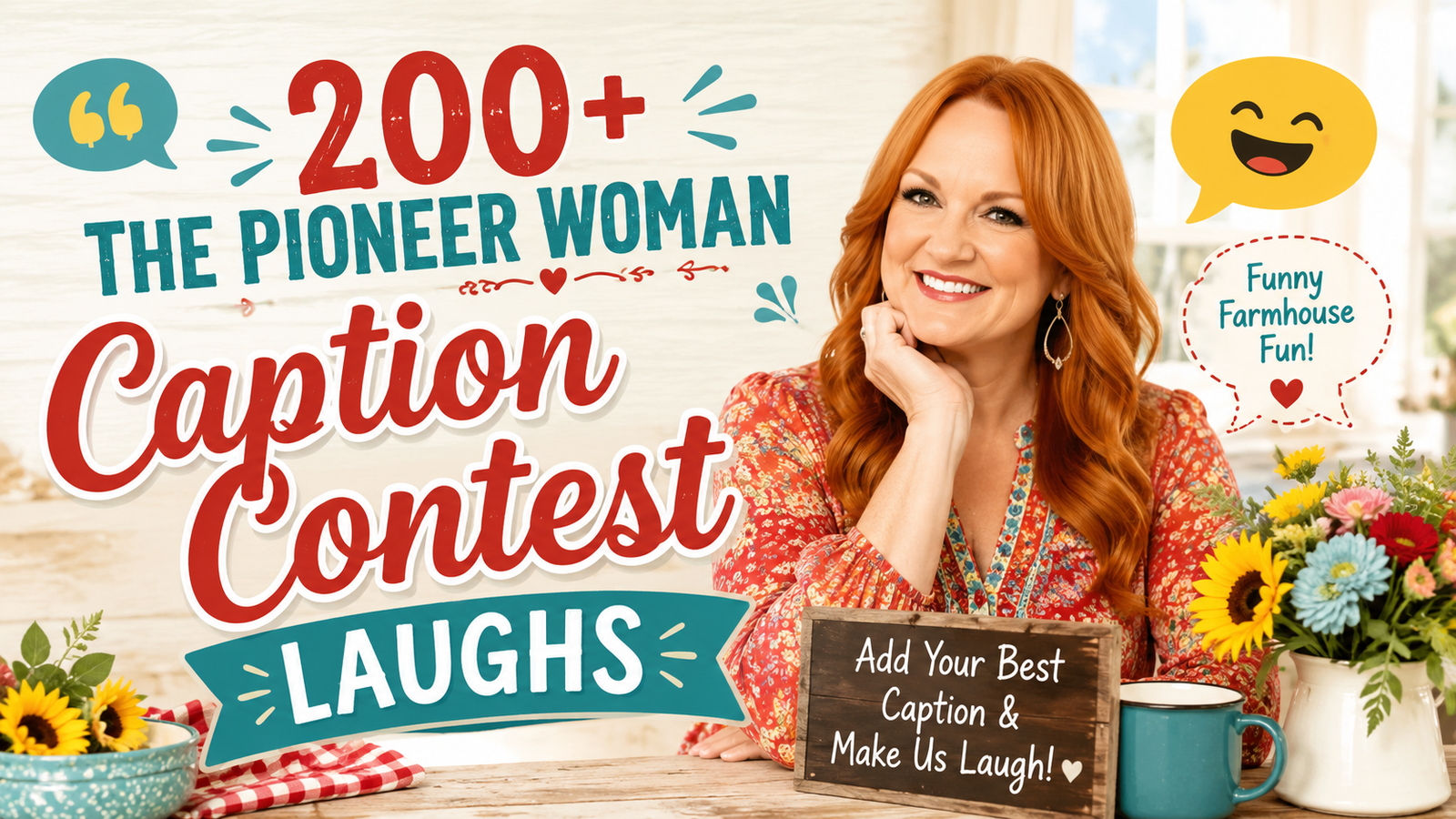 200+ Hilarious “The Pioneer Woman Caption Contest” Captions