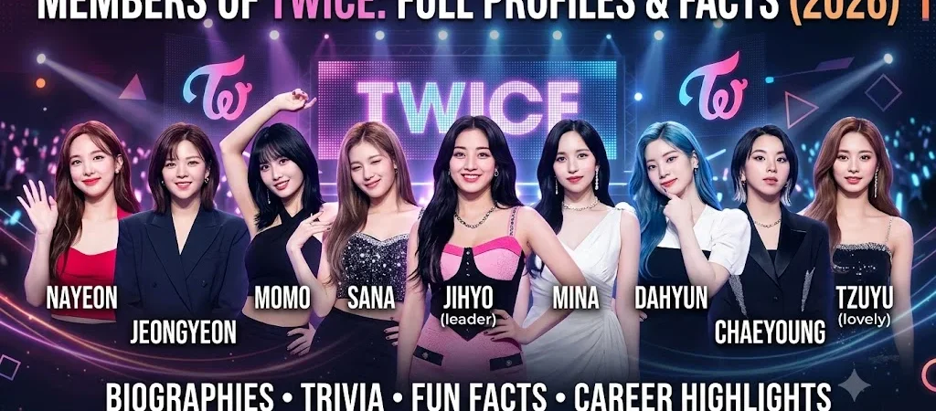 Members of TWICE: Full Profiles & Facts (2026) 